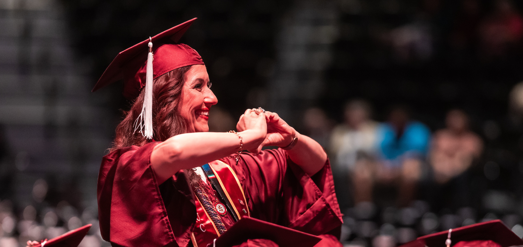 Graduates at SCPS Commencement Ceremony