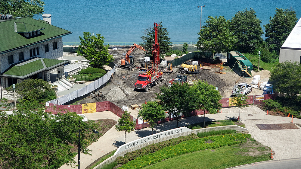 construction for installation of geothermal wells